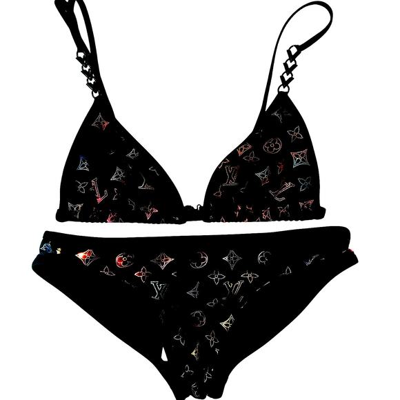 Louis Vuitton***RARE ITEM***Neon Mahina Monogram Bikini (set) NWT - Picture 1 of 8